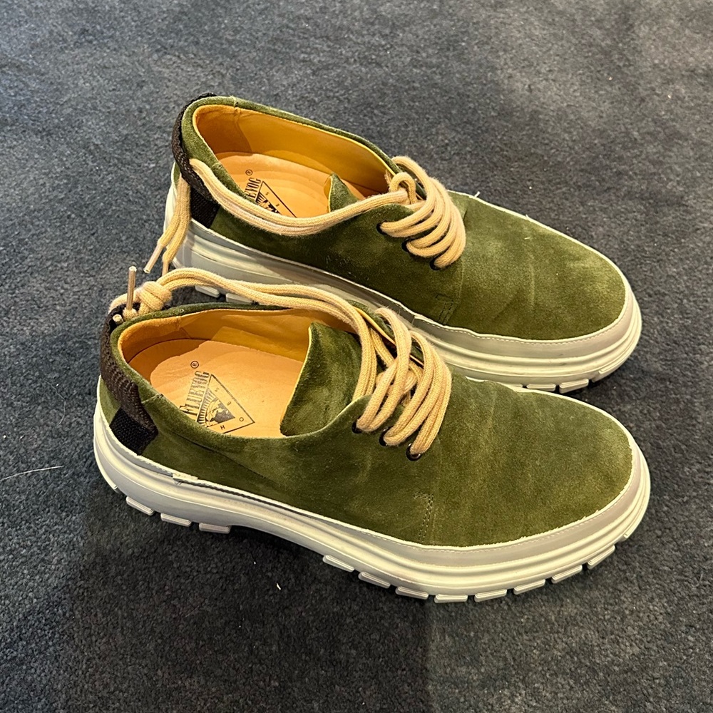 John Fluevog Zaterdag green/blue